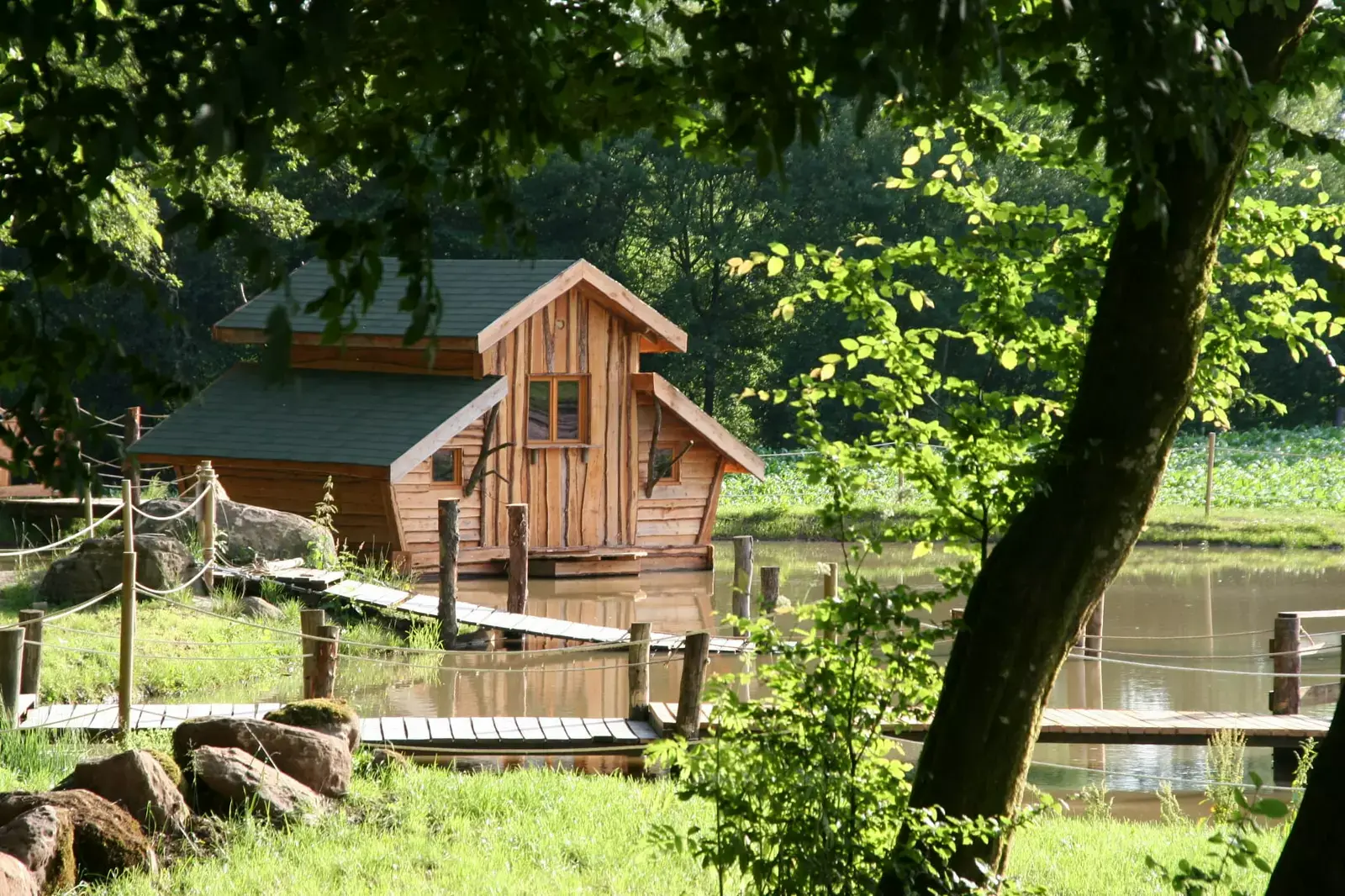 La cabane flottante au coeur des Vosges