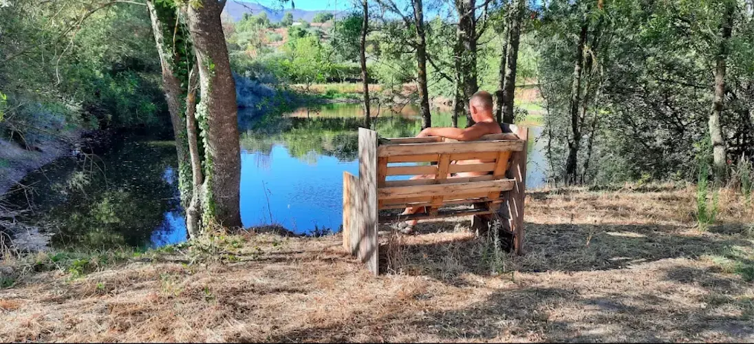 Camping spot with a mountain view