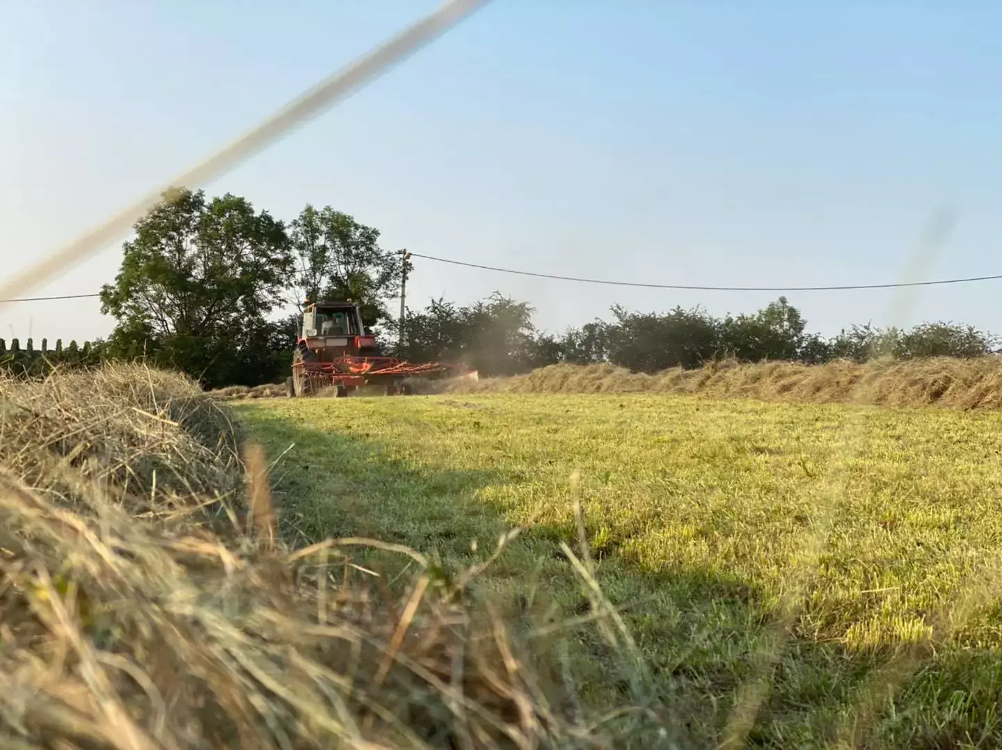 Emplacement camping-car à la ferme