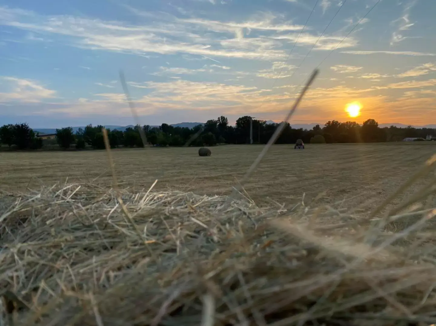 Emplacement camping-car à la ferme