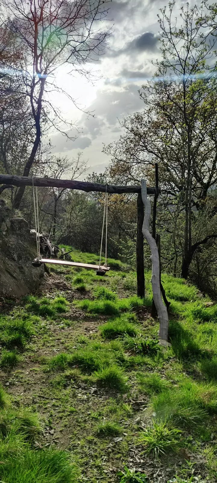 Amplo espaço para a vista da montanha 🏕