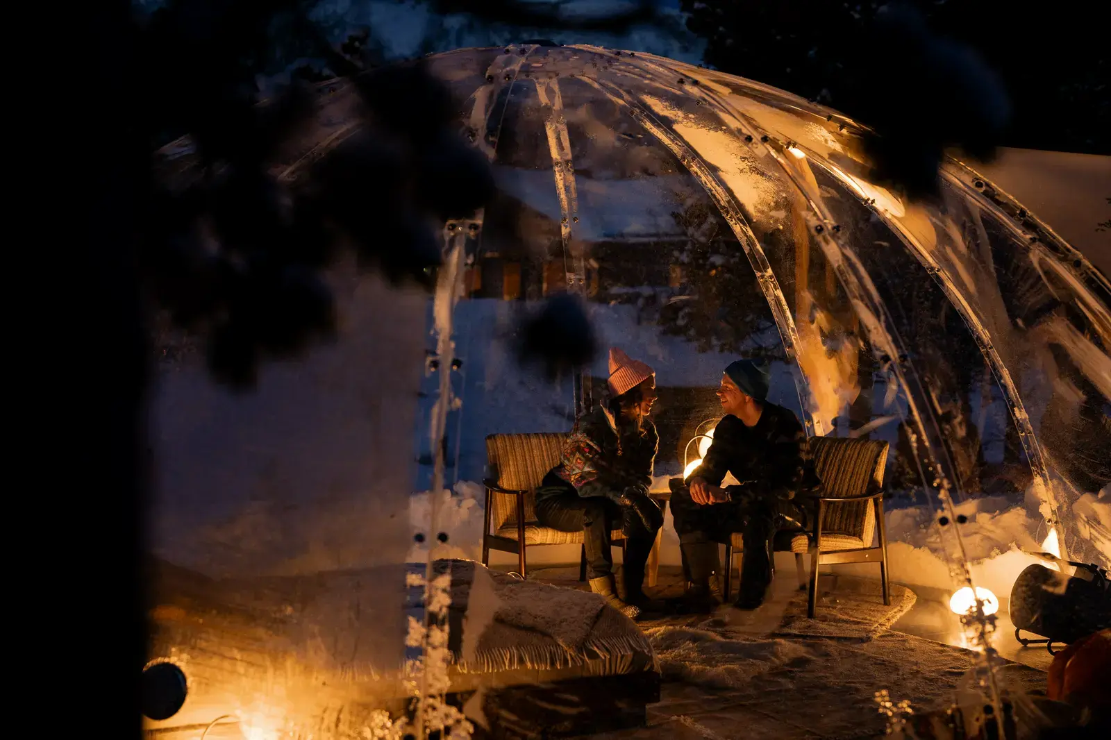 Aurora Dome with Designer Room Included – A Unique Forest Escape