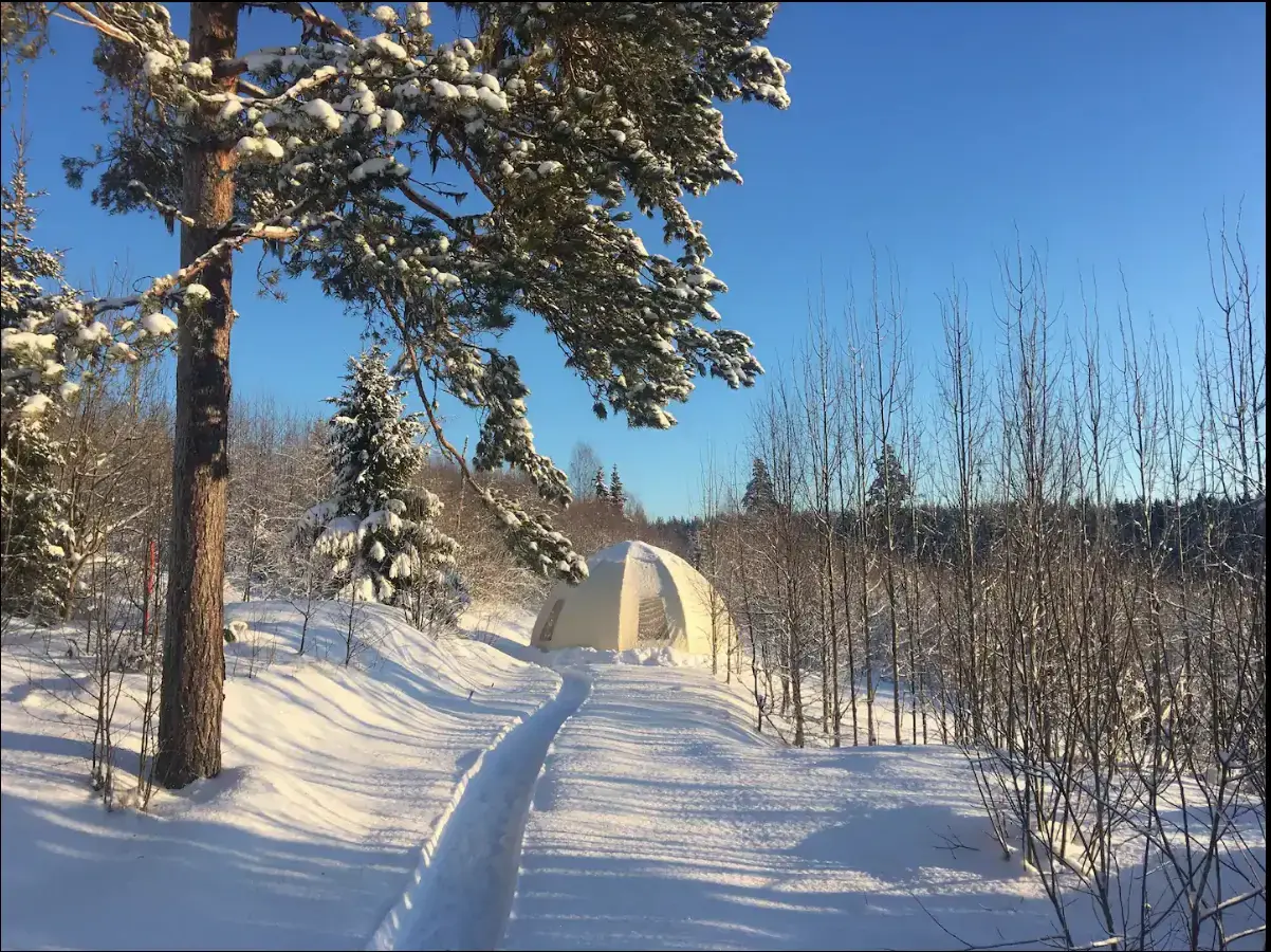 FRISBO LODGE - Romantic Glamping night in a dome tent - Lake view