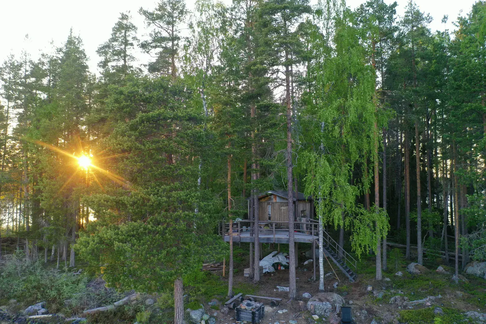 Treehouse Escape on Private Island – With Lake View & Activities