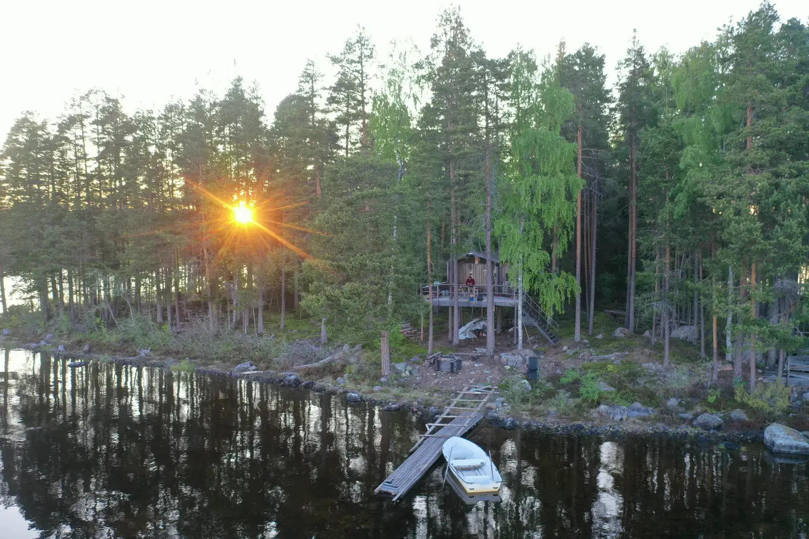 Treehouse Escape on Private Island – With Lake View & Activities